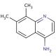 4-Amino-7,8-dimethylquinoline (CAS 948293-29-6) - chemical structure image