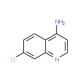 4-Amino-7-chloroquinoline (CAS 1198-40-9) - chemical structure image