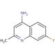 4-Amino-7-fluoro-2-methylquinoline (CAS 948293-45-6) - chemical structure image