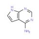 4-Amino-7H-pyrrolo[2,3-d]pyrimidine (CAS 1500-85-2) - chemical structure image