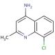 4-Amino-8-chloro-2-methylquinoline (CAS 68017-48-1) - chemical structure image