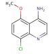 4-Amino-8-chloro-5-methoxyquinoline (CAS 1189107-40-1) - chemical structure image