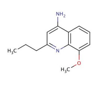 4-Amino-8-methoxy-2-propylquinoline (CAS 1189107-31-0) - chemical structure image