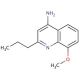 4-Amino-8-methoxy-2-propylquinoline (CAS 1189107-31-0) - chemical structure image