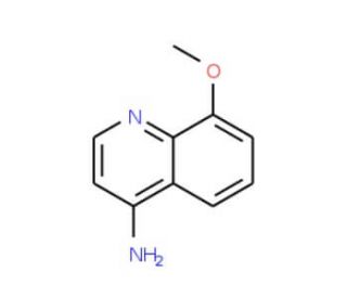 4-Amino-8-methoxyquinoline (CAS 220844-65-5) - chemical structure image