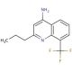 4-Amino-8-trifluoromethyl-2-propylquinoline (CAS 1189106-38-4) - chemical structure image
