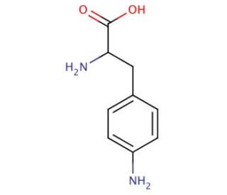 4-Amino-DL-phenylalanine (CAS 2922-41-0) - chemical structure image