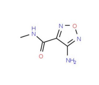 4-Amino-furazan-3-carboxylic acid methylamide (CAS 30720-84-4) - chemical structure image