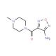 (4-Amino-furazan-3-yl)-(4-methyl-piperazin-1-yl)-methanone - chemical structure image