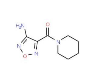 (4-Amino-furazan-3-yl)-piperidin-1-yl-methanone - chemical structure image