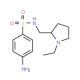 4-amino-N-[(1-ethylpyrrolidin-2-yl)methyl]benzenesulfonamide - chemical structure image