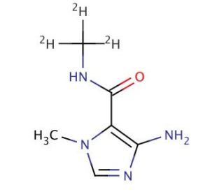 4-Amino-N,1-dimethyl-5-imidazolecarboxamide-d3 - chemical structure image