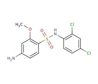 4-amino-N-(2,4-dichlorophenyl)-2-methoxybenzene-1-sulfonamide - chemical structure image