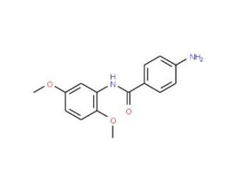 4-Amino-N-(2,5-dimethoxyphenyl)benzamide - chemical structure image