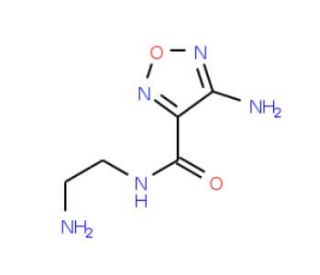 4-Amino-N-(2-aminoethyl)-1,2,5-oxadiazole-3-carboxamide - chemical structure image