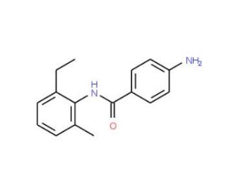 4-Amino-N-(2-ethyl-6-methylphenyl)benzamide - chemical structure image