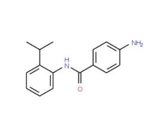 4-Amino-N-(2-isopropylphenyl)benzamide - chemical structure image