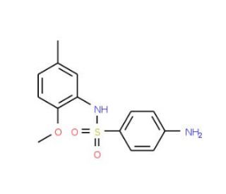 4-Amino-N-(2-methoxy-5-methylphenyl)-benzenesulfonamide - chemical structure image