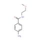 4-Amino-N-(2-methoxyethyl)benzamide (CAS 95086-97-8) - chemical structure image