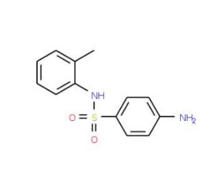 4-Amino-N-(2-methylphenyl)benzenesulfonamide (CAS 16803-96-6) - chemical structure image