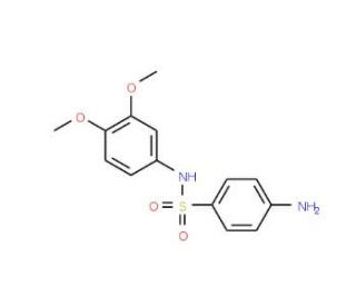 4-amino-N-(3,4-dimethoxyphenyl)benzene-1-sulfonamide - chemical structure image