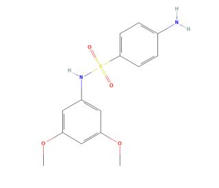 4-amino-N-(3,5-dimethoxyphenyl)benzene-1-sulfonamide - chemical structure image
