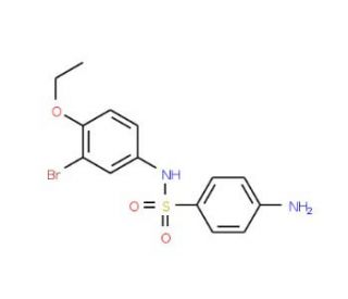 4-Amino-N-(3-bromo-4-ethoxy-phenyl)-benzenesulfonamide - chemical structure image