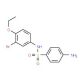 4-Amino-N-(3-bromo-4-ethoxy-phenyl)-benzenesulfonamide - chemical structure image