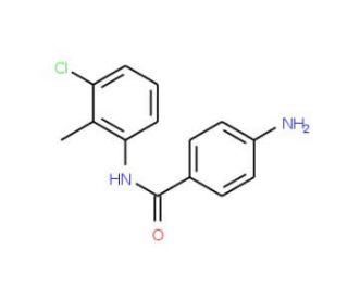 4-Amino-N-(3-chloro-2-methylphenyl)benzamide - chemical structure image