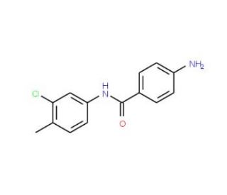 4-Amino-N-(3-chloro-4-methylphenyl)benzamide - chemical structure image