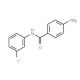 4-Amino-N-(3-chlorophenyl)benzamide (CAS 888-80-2) - chemical structure image