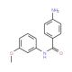 4-Amino-N-(3-methoxyphenyl)benzamide (CAS 897594-57-9) - chemical structure image