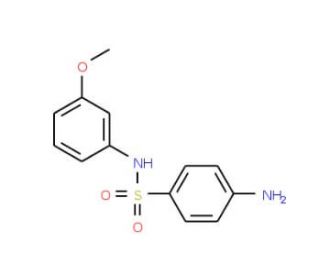 4-Amino-N-(3-methoxyphenyl)benzenesulfonamide (CAS 19837-79-7) - chemical structure image
