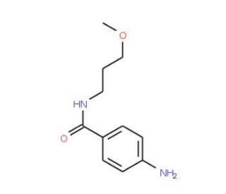 4-Amino-N-(3-methoxypropyl)benzamide - chemical structure image