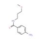 4-Amino-N-(3-methoxypropyl)benzamide - chemical structure image