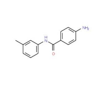 4-Amino-N-(3-methylphenyl)benzamide - chemical structure image