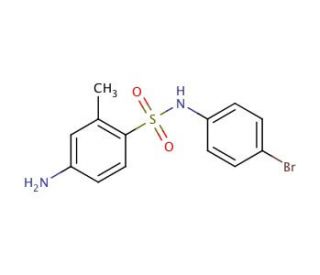 4-Amino-N-(4-bromo-phenyl)-2-methyl-benzenesulfonamide - chemical structure image