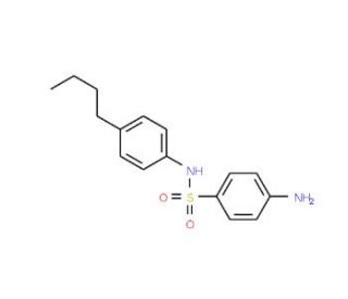 4-amino-N-(4-butylphenyl)benzene-1-sulfonamide - chemical structure image