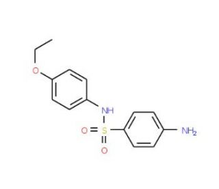 4-Amino-N-(4-ethoxy-phenyl)-benzenesulfonamide (CAS 19837-75-3) - chemical structure image
