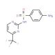 4-amino-N-[4-(trifluoromethyl)pyrimidin-2-yl]benzenesulfonamide (CAS 14288-91-6) - chemical structure image