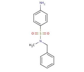 4-Amino-N-benzyl-N-methylbenzenesulfonamide (CAS 108622-87-3) - chemical structure image