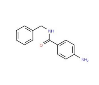 4-Amino-N-benzylbenzamide (CAS 54977-92-3) - chemical structure image