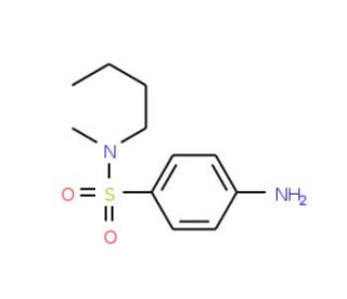 4-amino-N-butyl-N-methylbenzenesulfonamide - chemical structure image