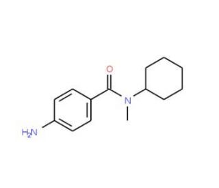 4-Amino-N-cyclohexyl-N-methylbenzamide - chemical structure image