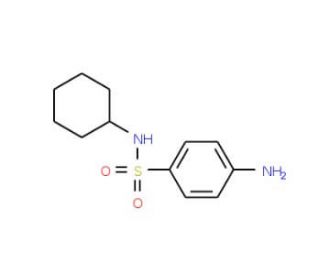 4-Amino-N-cyclohexylbenzenesulfonamide (CAS 53668-37-4) - chemical structure image