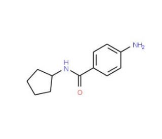 4-Amino-N-cyclopentylbenzamide - chemical structure image