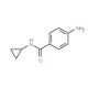 4-amino-N-cyclopropylbenzamide (CAS 38681-77-5) - chemical structure image