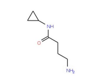 4-amino-N-cyclopropylbutanamide - chemical structure image