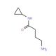 4-amino-N-cyclopropylbutanamide - chemical structure image