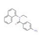 4-amino-N-ethyl-N-1-naphthylbenzamide - chemical structure image